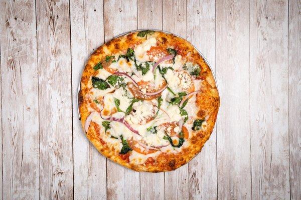 Spinach and Feta Pizza