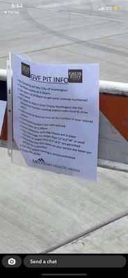 rules for pit line