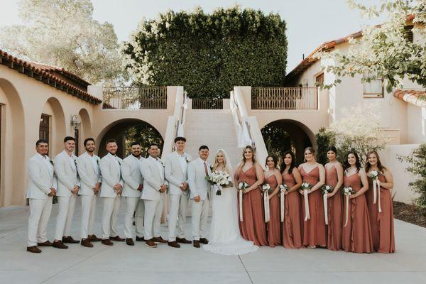 Staircase at Secret Garden by Wedgewood Weddings