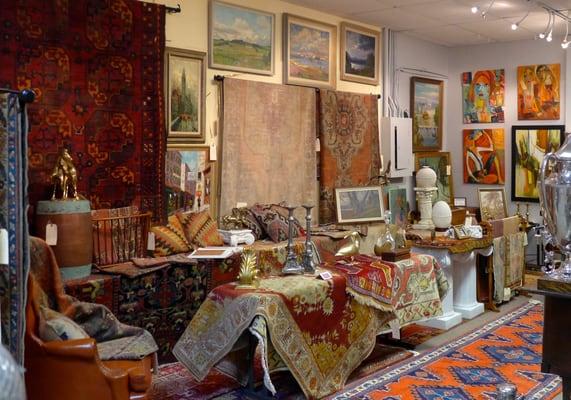 MorningSide Rugs & Art's space at Antiques & Beyond