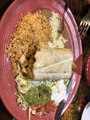 Steak chimichanga