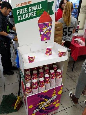 Happy birthday 7-Eleven. Slurpee time