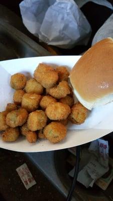 I just got to post the best fried chicken and okra I have had in a long time.