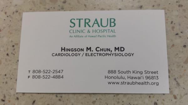 Chun Hingson M MD