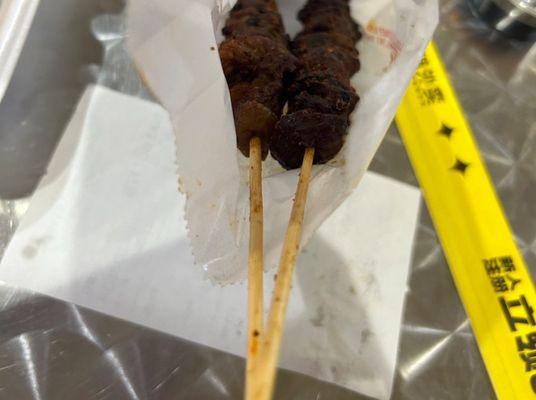 Lamb skewers