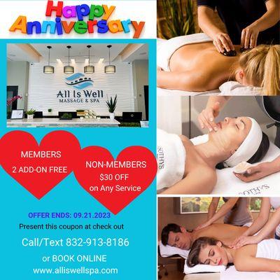 Happy 6th Anniversary ! $30 OFF Special