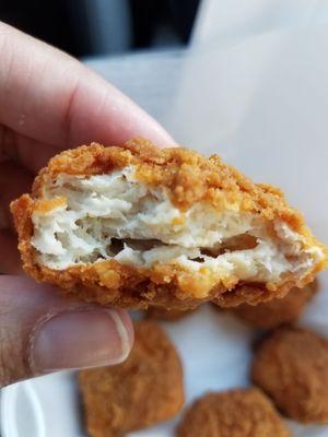 Check out the alleged hand breaded boneless wings.