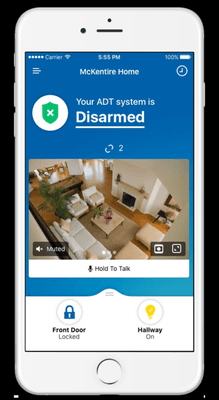 ADT command gives you the option to control the security of your home from where ever you are!