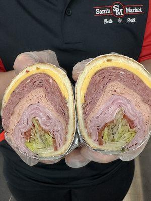 American cold cut sub