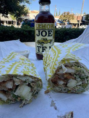 Chicken Caesar wrap