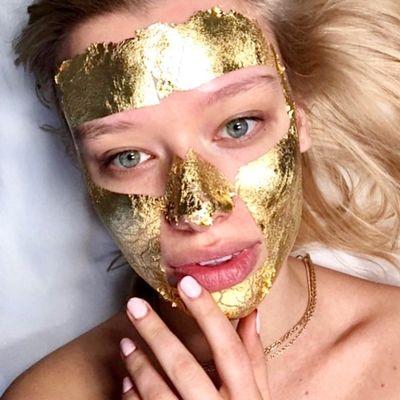 24 karat gold facial