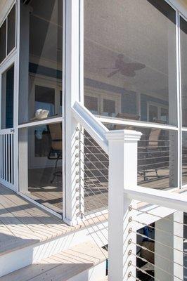 Express Sunrooms Railing, Trex Decking, Screen Porch and More!