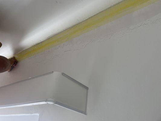 Ceiling drywall patch