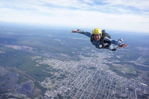 Woohoo! Thanks Above the Pocono Skydive for all the great training and fun!