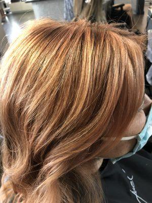 Strawberry Blonde Color