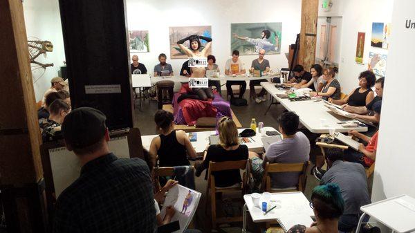 LifeDrawing Muze every wed 6:45 to 9:45 at ArtShareLA a beautiful muze every week for inspiration