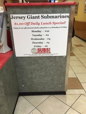 Jersey Giant Submarines