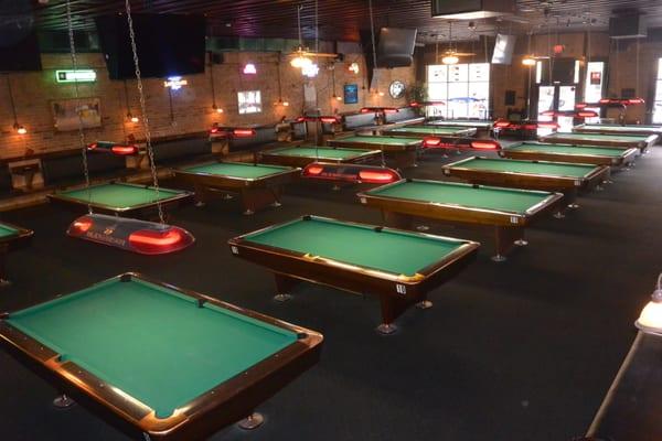 15 Brunswick Gold Crown Pool Tables