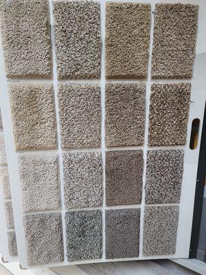 In stock carpet .