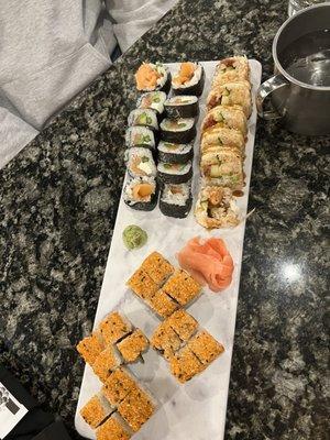 Spicy Tuna Roll Philly Roll Shrimp Tempura Roll