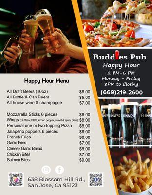 Happy Hour Menu