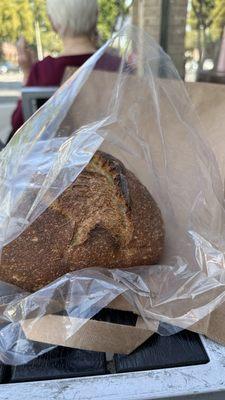 Fresh Sourdough Bread Brought in from a nearby Bakery... in Santa Monica!