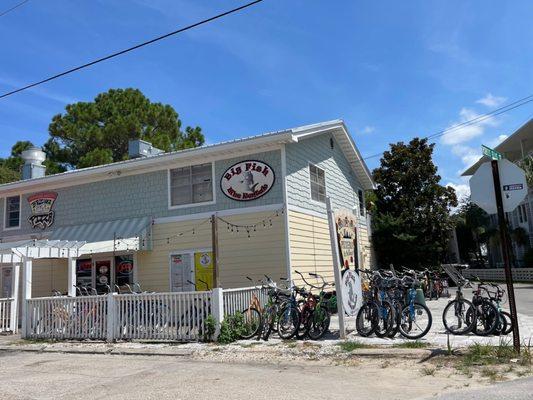 Lots of bikes to rent!