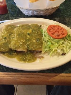 Verde enchiladas