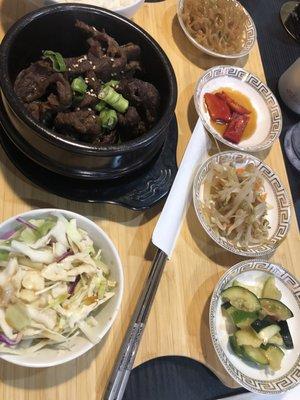 Steak bulgogi meal