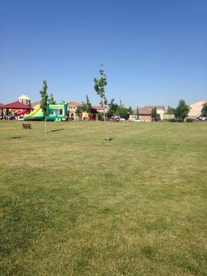 Bounce house is not part of the park...brought in for a bday party!