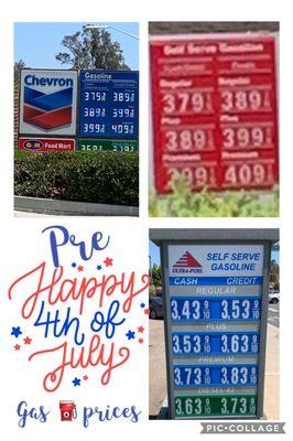 Compare to gas prices across the street! $.36/gallon cheaper here!