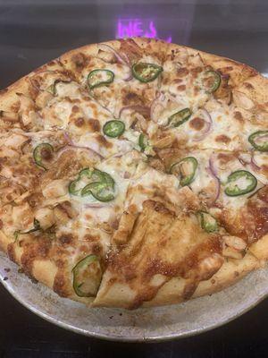 The Doko, brisket,  bbq sauce , red onion and fresh jalapeños