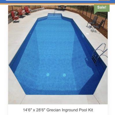 Type of pool we build