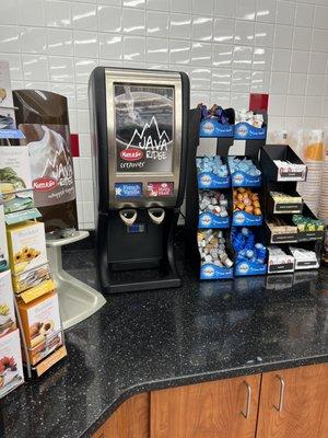 Creamer station including not one BUT TWO dairy free creamers!!!