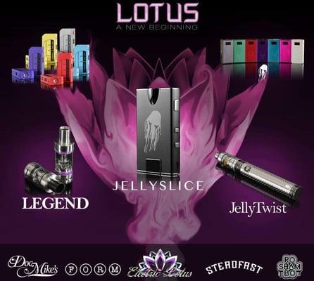 We are a fully stocking dealer of Lotus Vaping products