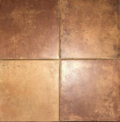 12x12 Porcelain Floor tile, Terracotta look