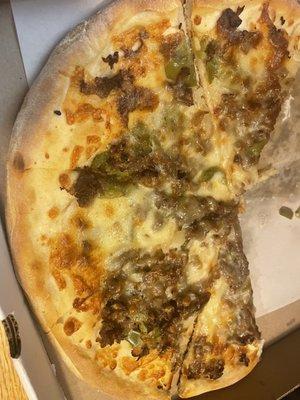 Philly Steak White Pizza