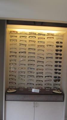 Good selection of frames, including Flex Titanium