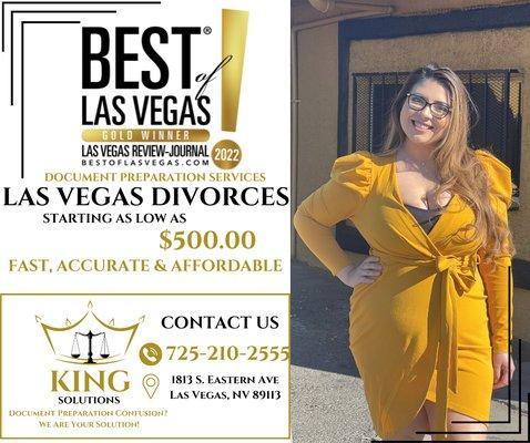 Divorces Starting as low as $500.00