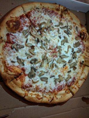 Pizza with Mushrooms