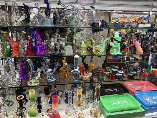 Water glass pipes