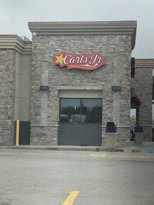 Carl's Jr. at Love's - with the rat trap under the window.