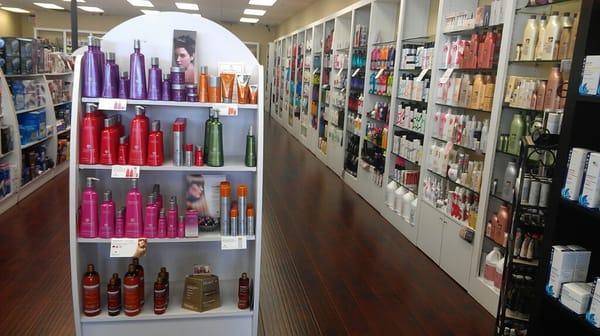 Main hair care aisle, many of our brands are currently on special for 15% off