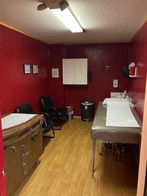 Newly painted and decorated patient exam rooms!