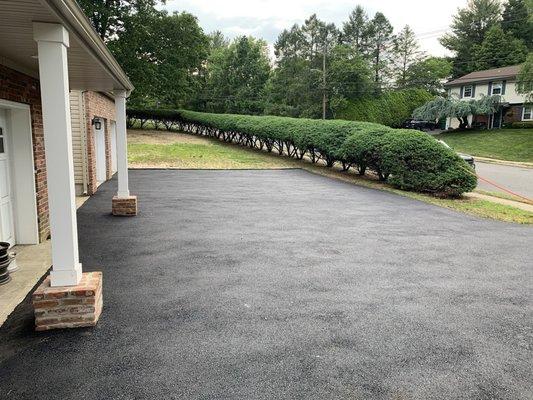 Driveway, side view