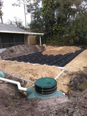 New tank and drainfield