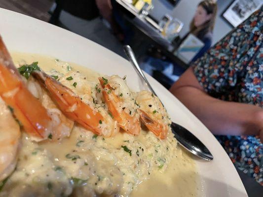 Shrimp risotto