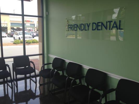 The reception area of our Gastonia Dentist office.