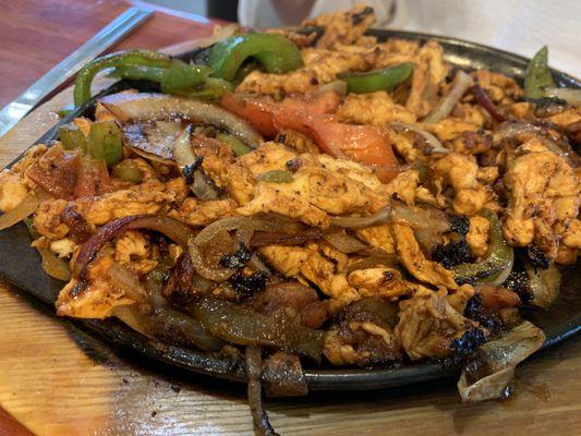 Chicken fajita, lots of meat and veggies