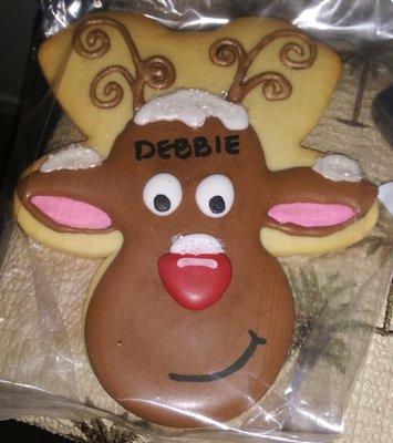 Too Cute, Reindeer Sugar Cookie